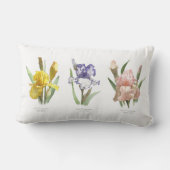 アイリスフラワーガーデン ランバークッション (裏面)