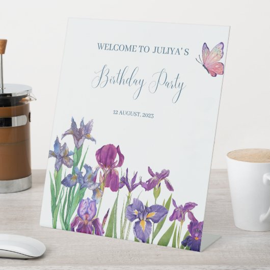 アイリスフラワーズバースデーパーティー 台座サイン (インサイチュ)