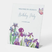 アイリスフラワーズバースデーパーティー 台座サイン (正面)