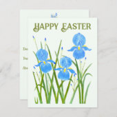 アイリスフラワーズフラットカード (正面/裏面)