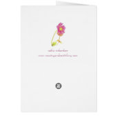 アイリスフラワーズプラントビクトリアンスタイルコラージュ (裏面)