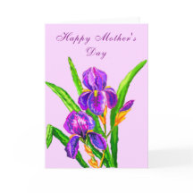 アイリスフラワーズマザーズデイカード