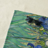 アイリスフラワーズ自然ヴィンセント・ヴァンゴッホヴィンテージアート ビーチタオル (インサイチュ)