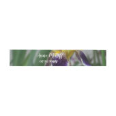 アイリスフラワーフォト招待状用帯 招待状ベリーバンド (フラット)