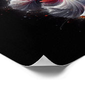 アイリスフラワーポコンテンポラリースター ポスター (角)