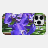 アイリスフラワー パープル iPhoneケース (裏面横)