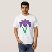 アイリスフラワー Tシャツ (正面フル)