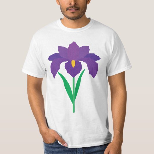 アイリスフラワー Tシャツ (正面)