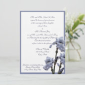 アイリスブーケ/青 招待状 (スタンド正面)