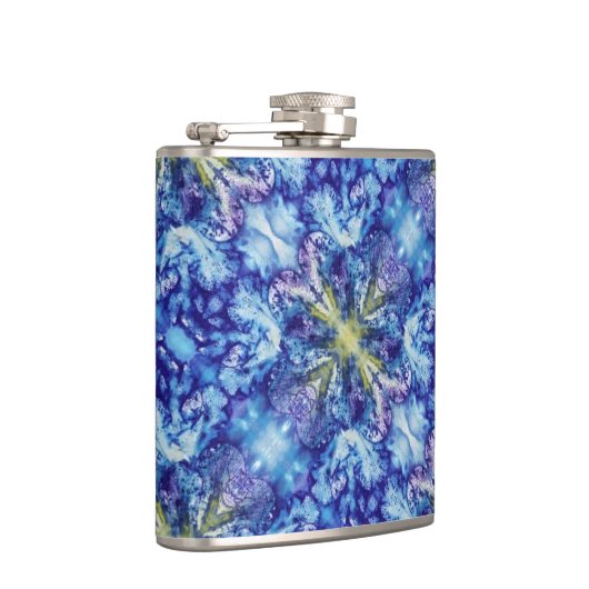 アイリスプリントのデザインのフラスコ フラスク (右)