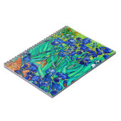 アイリスボタニカルアートヴィンセント・ヴァン・ゴッホ・スパイラル ノートブック (左側)