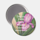 アイリスマグネット：FaithHopeWisdomCourage.. マグネット (正面/裏面)