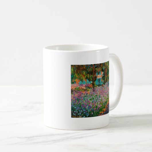 アイリスモネガーデンギヴェルニー花 コーヒーマグカップ (正面右)