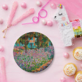 アイリスモネガーデンギヴェルニー花 ペーパープレート (パーティー)