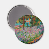 アイリスモネガーデンギヴェルニー花 マグネット (正面/裏面)