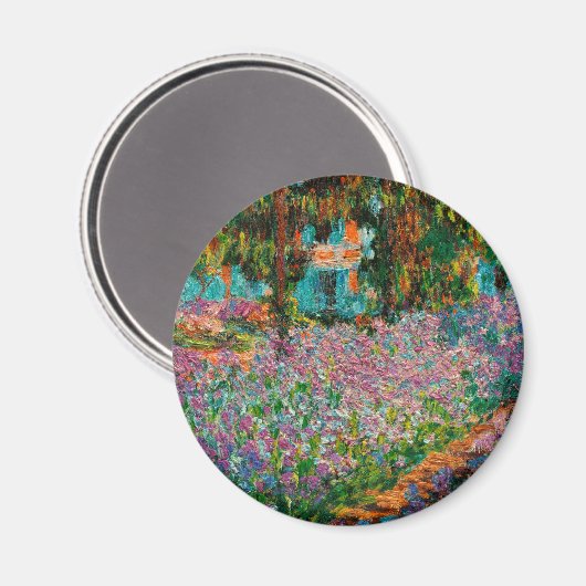 アイリスモネガーデンギヴェルニー花 マグネット (正面/裏面)