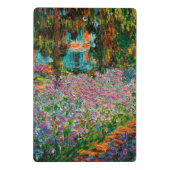 アイリスモネガーデンギヴェルニー花 ミニクリップボード (裏面)