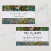 アイリスモネガーデンギヴェルニー花 名刺 (正面/裏面)