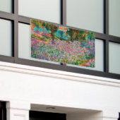 アイリスモネガーデンギヴェルニー花 横断幕 (ビルの外側)