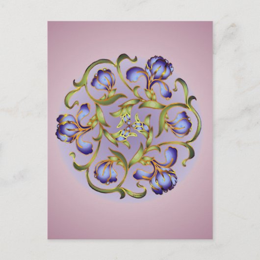 アイリスリングや輪はがき ポストカード (正面)