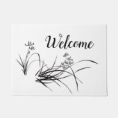 アイリス中国のス春 ドアマット (正面)