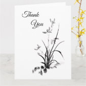 アイリス中国のト – bw カード (黄色い花)