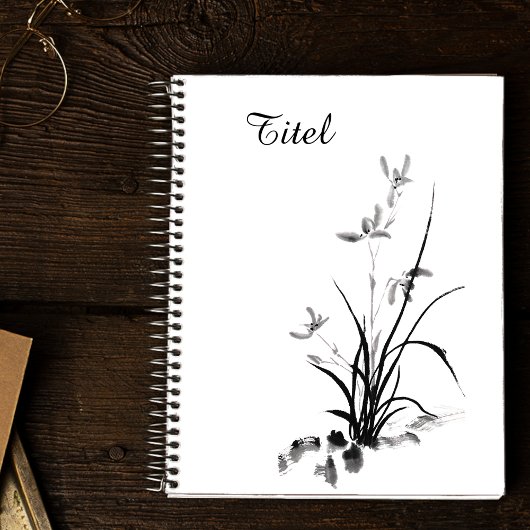 アイリス中国のト – bw ノートブック