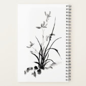 アイリス中国のト – bw ノートブック (裏面)