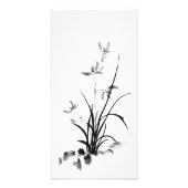 アイリス中国のト – bw フォトプリント (正面)