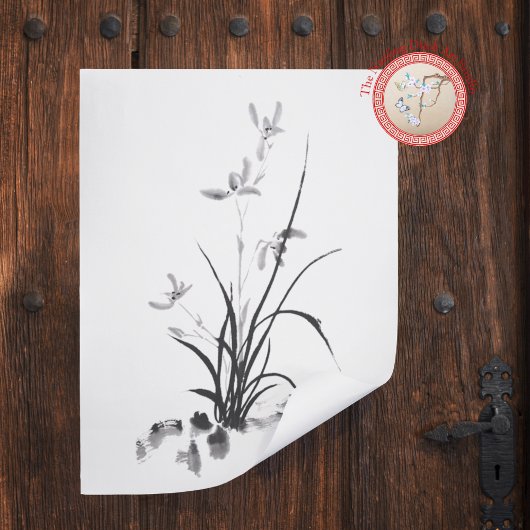 アイリス中国のト – bw フォトプリント