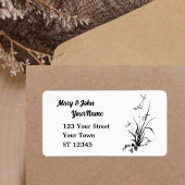 アイリス中国のト – bw ラベル