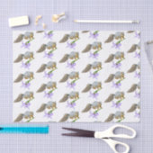 アイリス付きリスティッシュペーパー 薄葉紙 (クラフト)