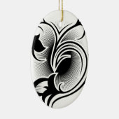 アイリス入れ墨 セラミックオーナメント (右)