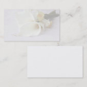 アイリス名刺を持つオランダカイウユリ 名刺 (正面/裏面)