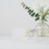 アイリス名刺を持つオランダカイウユリ 名刺 (スタンド正面)