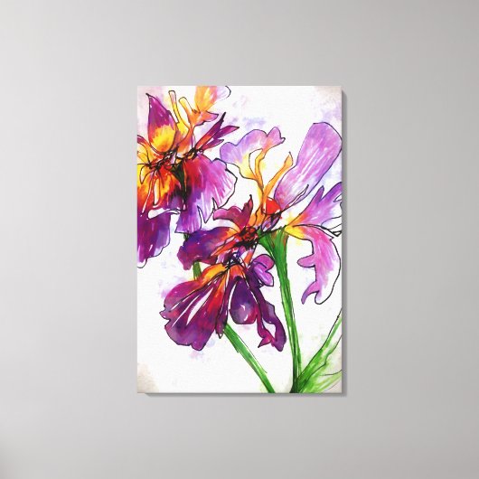 アイリス君はここにいた キャンバスプリント (正面)