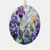 アイリス大理石セラミックオーナメント セラミックオーナメント (右)