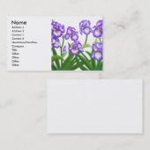 アイリス庭のプロフィールカード 名刺 (正面/裏面)