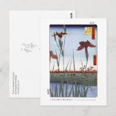 アイリス庭の郵便はがき ポストカード (正面/裏面)