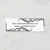 アイリス影の妖精 スキニー名刺 (裏面)