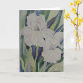 アイリス挨拶カード カード (黄色い花)