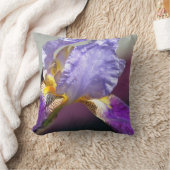 アイリス春 クッション (ブランケット)