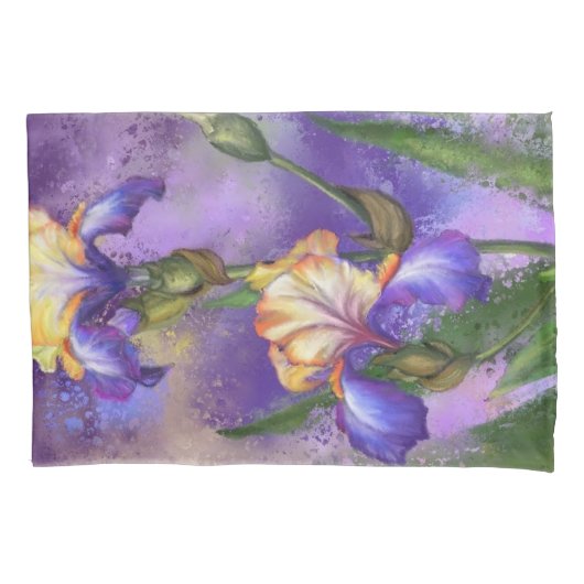 アイリス枕ケース 枕カバー (正面)