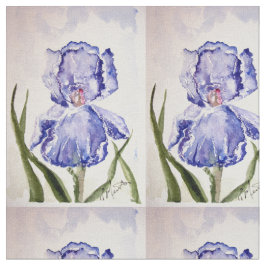 アイリス水彩画の絵画 ファブリック