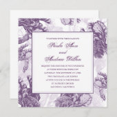 アイリス結婚式招待状 招待状 (正面/裏面)