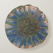 アイリス綿丸装飾用クッション | m3galleryStudio ラウンドクッション (裏面)