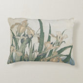 アイリス花およびバッタ、c.1830-31 アクセントクッション (裏面)