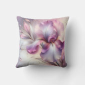 アイリス花と金ゴールドエッチング クッション (裏面)