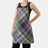 アイリス花の紫と緑の草原 エプロン (インサイチュ)