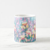 アイリス花園の花のCricketDianeの庭 コーヒーマグカップ (中央)